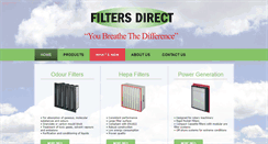 Desktop Screenshot of filtersdirect.co.nz